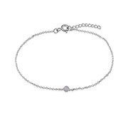 BL-804 - 925 Sterling silver bracelet with crystals.