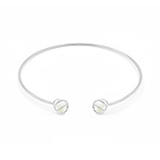 BL-1517 - 925 Sterling silver bangle.