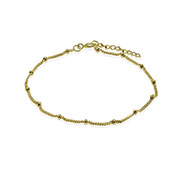 BL-5140 - Gold plated sterling silver bracelet.