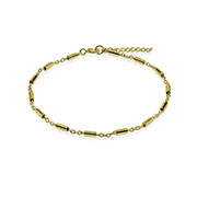 BL-5145 - Gold plated sterling silver bracelet.