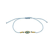 BL-5209 - Gold plated sterling silver bracelet with Enamel color.