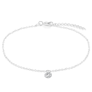 BL-936 - 925 Sterling silver bracelet with cubic zircon.