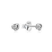 EP-059 - Plain 925 Sterling silver stud earring.