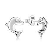 EP-1112 - Plain 925 Sterling silver stud earring.