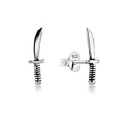 EP-1707 - Plain 925 Sterling silver stud earring.