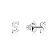 EP-1888 - Plain 925 Sterling silver stud earring.