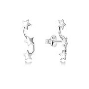 EP-189 - Plain 925 Sterling silver stud earring.