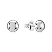 EP-1915 - Plain 925 Sterling silver stud earring.