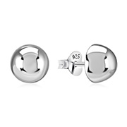 EP-1916 - Plain 925 Sterling silver stud earring.