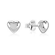 EP-2093 - Plain 925 Sterling silver stud earring.