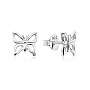 EP-2281 - Plain 925 Sterling silver stud earring.