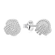 EP-2286 - Plain 925 Sterling silver stud earring.