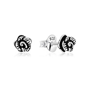 EP-2314 - Plain 925 Sterling silver stud earring.