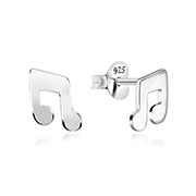 EP-2322 - Plain 925 Sterling silver stud earring.