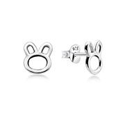 EP-2339 - Plain 925 Sterling silver stud earring.