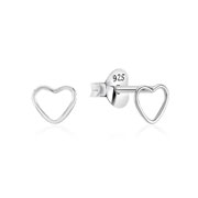 Plain 925 Sterling silver stud earring.