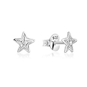 EP-2477 - Plain 925 Sterling silver stud earring.