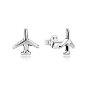 EP-2609 - Plain 925 Sterling silver stud earring.