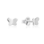 EP-2620 - Plain 925 Sterling silver stud earring.