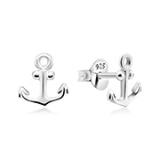 EP-2709 - Plain 925 Sterling silver stud earring.