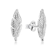 EP-2712 - Plain 925 Sterling silver stud earring.