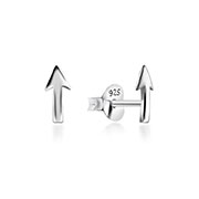 EP-2842 - Plain 925 Sterling silver stud earring.