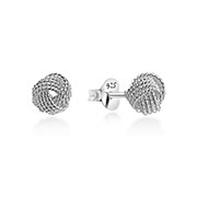 Plain 925 Sterling silver stud earring.