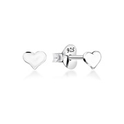 EP-3188 - Plain 925 Sterling silver stud earring.