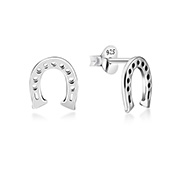 EP-3400 - Plain 925 Sterling silver stud earring.