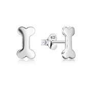 EP-3607 - Plain 925 Sterling silver stud earring.