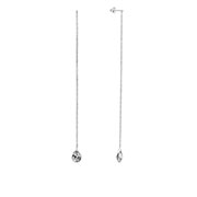 EZ-1089 - 925 Sterling silver stud with cubic zircon.