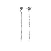 EZ-1294 - 925 Sterling silver stud with cubic zircon.