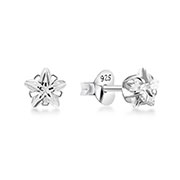 EZ-282 - 925 Sterling silver stud with cubic zircon.