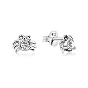 EZ-471 - 925 Sterling silver stud with cubic zircon.