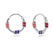 HP-093 - 925 Sterling silver hoop.