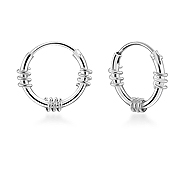 HP-094 - 925 Sterling silver hoop.