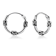 HP-282 - 925 Sterling silver hoop.