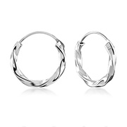 HP-571 - 925 Sterling silver hoop.