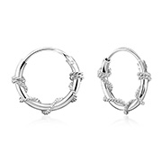 HP-619 - 925 Sterling silver hoop.