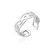 MC-2364 - Plain 925 Sterling silver toering.