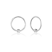 NS-1006 - 925 Sterling silver nose hoop.