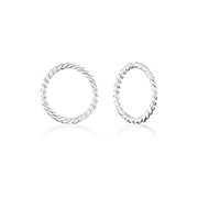 NS-1028 - 925 Sterling silver nose hoop.