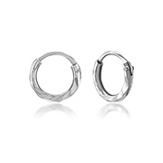 NS-973 - 925 Sterling silver nose hoop.